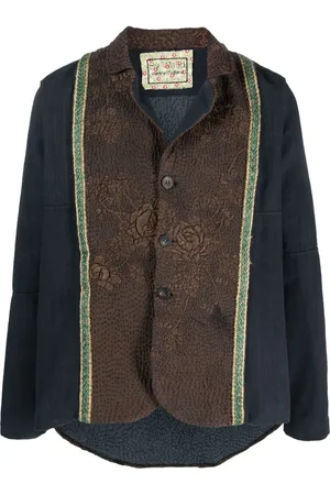 BY WALID Blazer con bordado floral