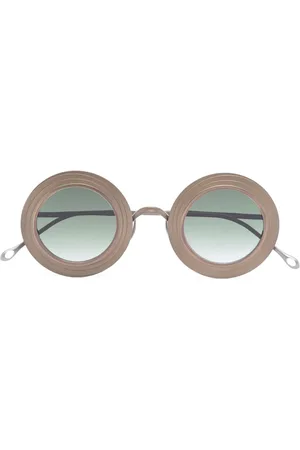 UMA WANG Lentes de sol con armazón redonda