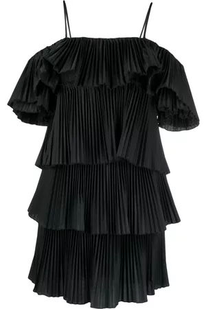 Liu Jo Mujer Cóctel - Off-shoulder pleated mini dress