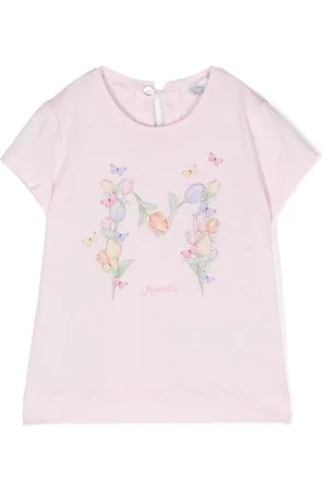 MONNALISA Top con estampado floral