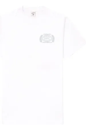 Sporty & Rich Playera con cuello redondo y logo estampado
