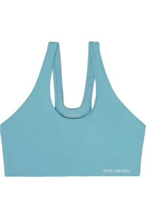 Sporty & Rich Bra deportivo con logo estampado