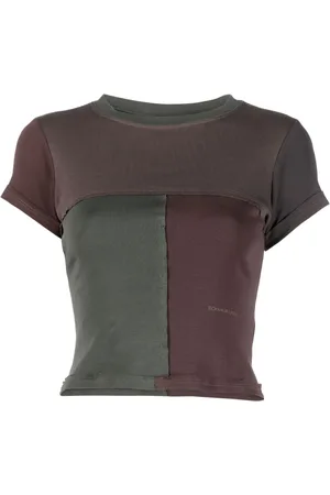 ECKHAUS LATTA Top corto con paneles