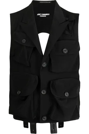YOHJI YAMAMOTO Chaleco con solapas de pico
