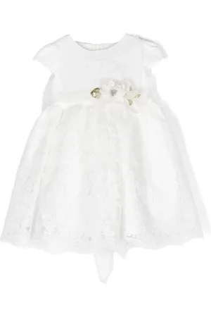 Mimilù Vestido manga corta con encaje floral