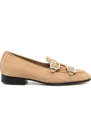 Edhen Milano Mocasines con cristales en las hebillas