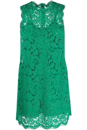Dolce & Gabbana Mujer Cortos - Lace sleeveless shift minidress