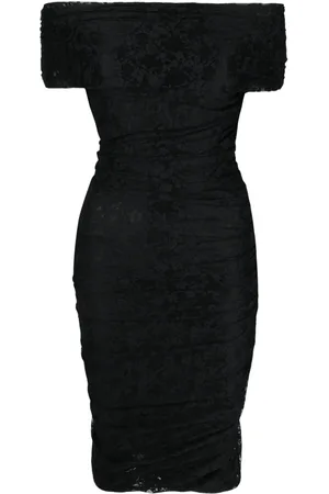 Serafini Vestido midi con encaje floral
