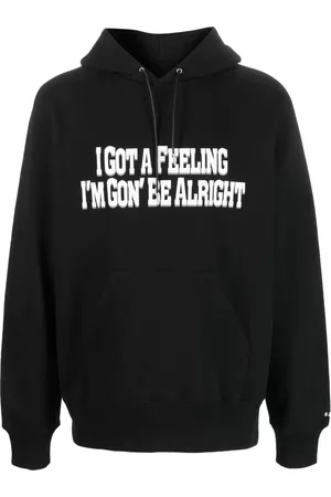 SACAI Hoodie con eslogan estampado