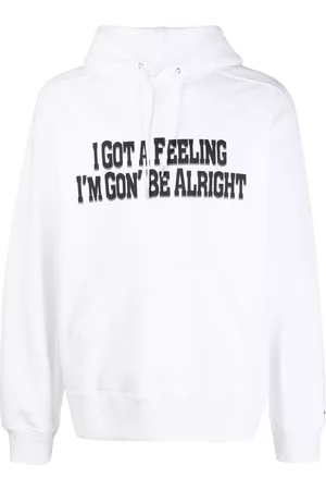 SACAI Hoodie con eslogan estampado