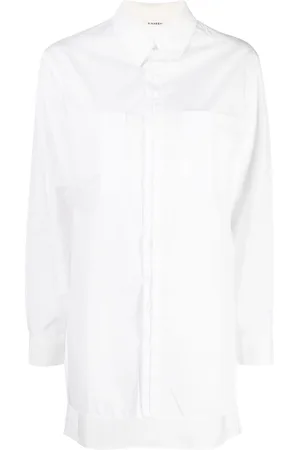 YOHJI YAMAMOTO Camisa semitransparente manga larga