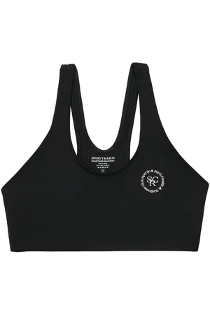 Sporty & Rich Bra deportivo con logo estampado