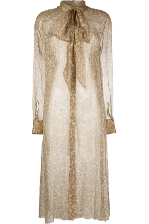 ERMANNO SCERVINO Vestido midi transparente