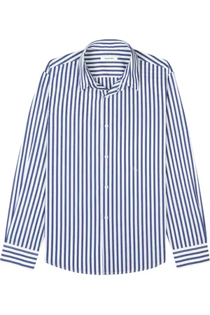 Sporty & Rich Camisa manga larga con rayas verticales estampadas