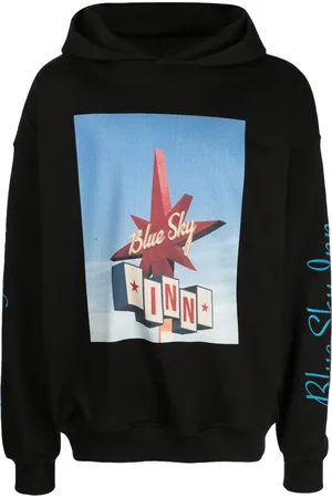 BLUE SKY INN Hoodie con logo estampado