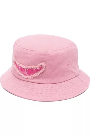 Zadig & Voltaire Mujer Sombreros - Wings logo-patch bucket hat