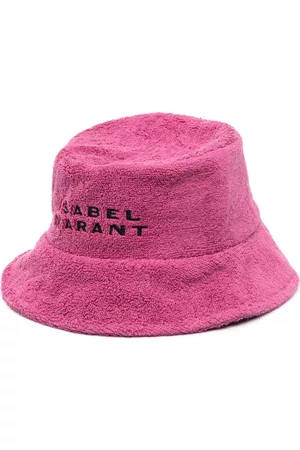 Isabel Marant Mujer Sombreros - Embroidered-logo bucket hat