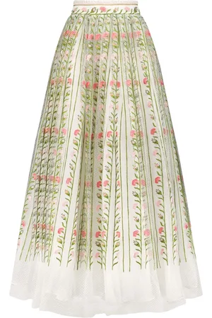 Giambattista Valli Falda larga con bordado floral