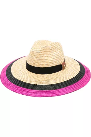 LORENA ANTONIAZZI Mujer Sombreros - Ribbon-band interwoven beach hat