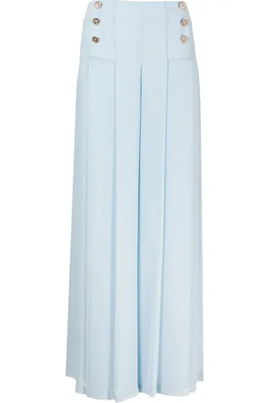 Edward Achour Paris Pantalones anchos con botones