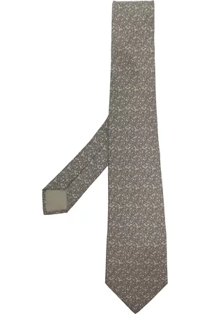 Hermès Hombre Corbatas - Corbata de seda con estampado art nouveau 2000 pre-owned