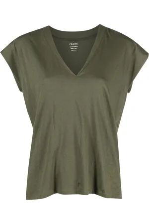 Frame Playera manga corta con cuello en V