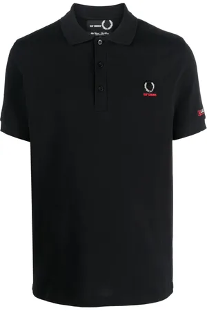Fred Perry Playera tipo polo con logo estampado de x Raf Simons