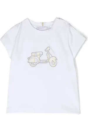 PATACHOU Playera con parche de motocicleta