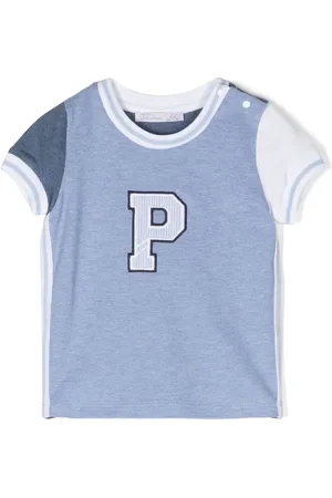 PATACHOU Playera estilo universirario con diseño block