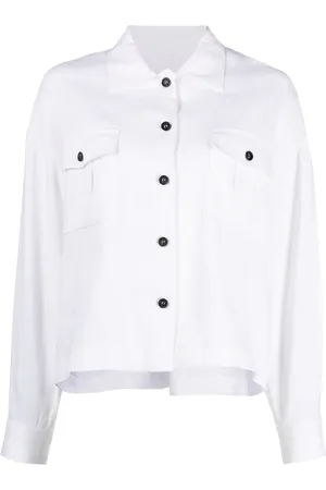 LORENA ANTONIAZZI Camisa con botones y dos bolsillos