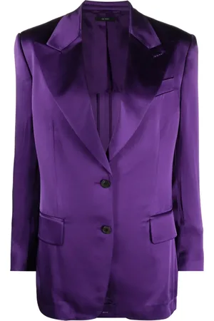 Tom Ford Blazer con acabado satinado y botones
