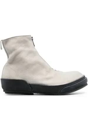 GUIDI Botas con cierre y puntera redonda