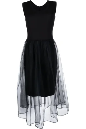 JNBY Vestido sin mangas con panel de tul