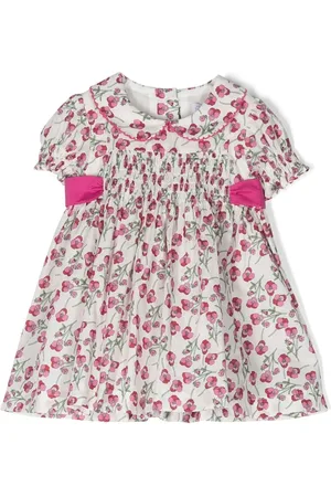 PATACHOU Vestido manga corta con estampado floral