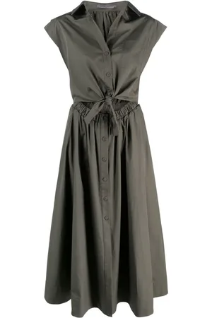 LORENA ANTONIAZZI Vestido midi con agujetas