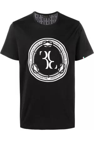 BILLIONAIRE Playera con logo estampado