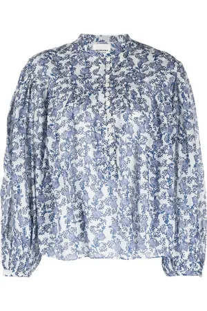 Marant Etoile Blusa manga larga con estampado floral