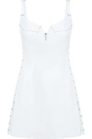 DION LEE Vestido Hook & Eye Pocket