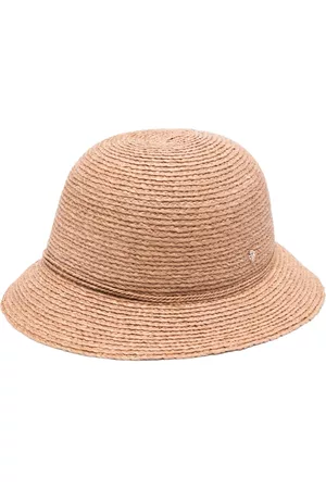 HELEN Mujer Sombreros - Bow-detailing raffia sun hat