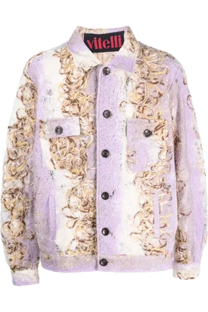 Vitelli Chamarra bomber con estampado gráfico