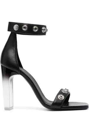 Rick Owens Sandalias con detalle de ojales y tacón de 100mm