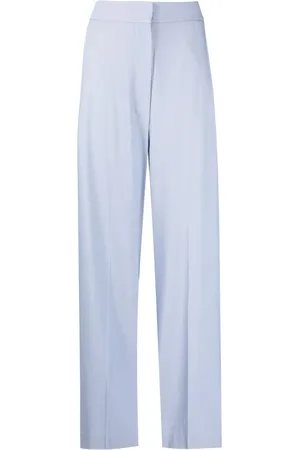 Khaite Pantalones anchos con tiro alto