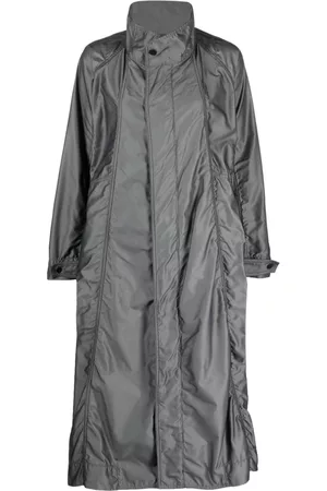 Issey Miyake Abrigo con detalle fruncido
