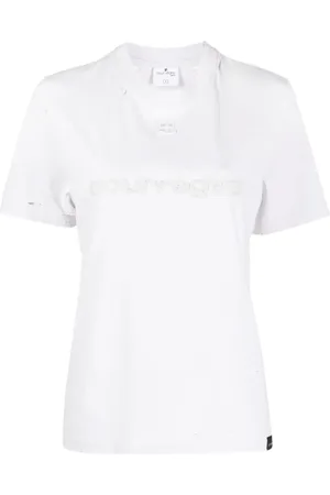 Courrèges Playera con logo estampado
