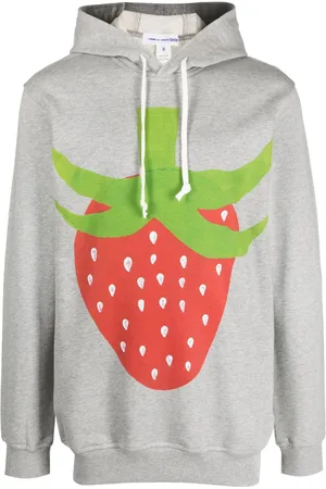 Comme des Garçons Hoodie con frutas estampadas