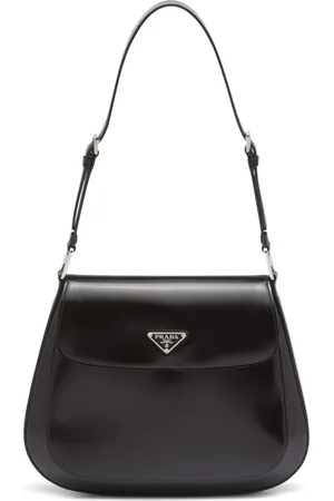 Prada Bolsa de hombro Cleo con placa del logo