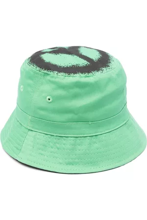 Molo Niño y chico adolescente Sombreros - Logo-print cotton bucket hat