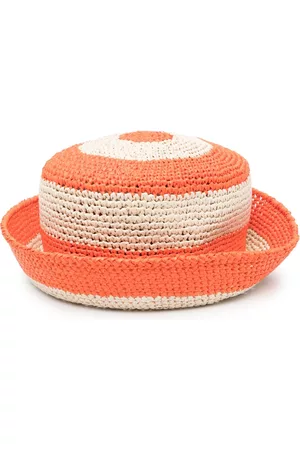 La DoubleJ Mujer Gorro pescador - Gorro de pescador entretejido con motivo de rayas