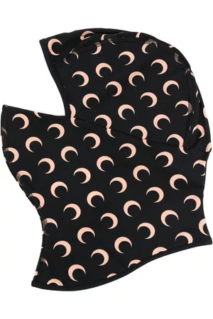 Marine Serre Mujer Sombreros - Regenerated Moon-print balaclava