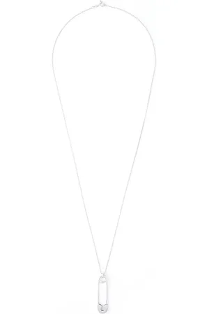 TRUE ROCKS Collar con dije de imperdible grande